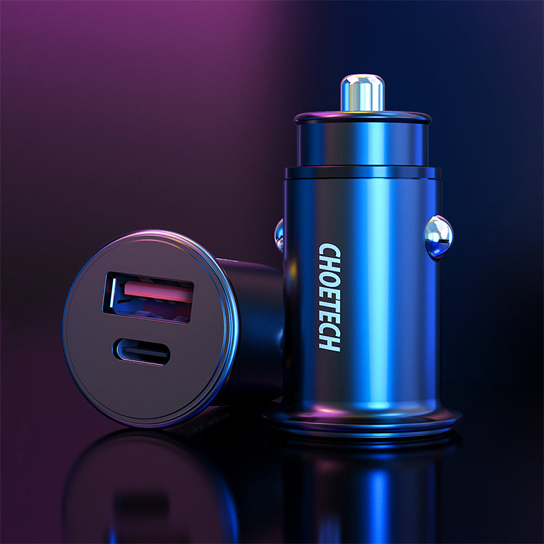 30W Dual Ports Fast Car Charger