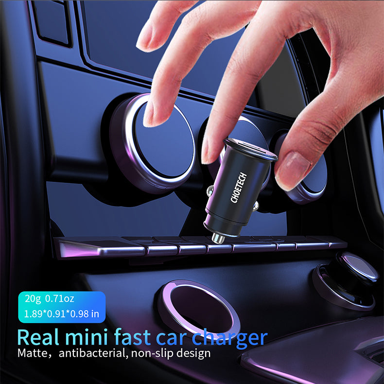 30W Dual Ports Fast Car Charger