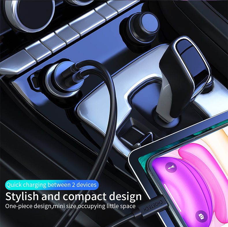 30W Dual Ports Fast Car Charger